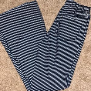 Altar’d State striped flare jeans size M